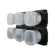 Tactix 300ml Modular Plastic Jars System - 6 Pack