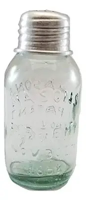 Mini Mason Jar Salt and Pepper Shaker Rustic Kitchen Decor 1.5 inch Diameter