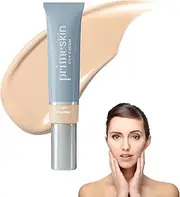 PrimeSkin CC Cream, Liquid Foundation, CC Cream Foundation for Older Women, 1.8 fl oz/30ml (light)