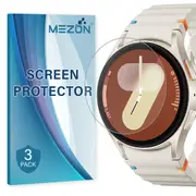 [3 Pack] Samsung Galaxy Watch7 (40 mm) Ultra Clear TPU Film Screen Protectors by MEZON – High Protection, Shock Absorption (Watch 7 40mm, Clear)