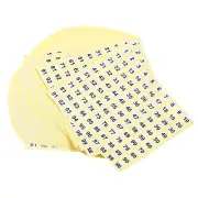 Round Number Stickers (10mm/0.39") 50 Sheet Coated Paper Number 1-100 Self