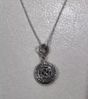 NEW CHAMILIA DISNEY ALICE IN WONDERLAND WATCH CHARM NECKLACE BNIB