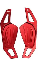 Car Steering Wheel Shift Paddles for S&Koda 2020 Octavia A8 MK4 ENYAQ IV RS VRS 2021-2022 Car Steering Wheel Shift Paddle Cover Shift Extension Rodd HTEOPOEKFR(Red)