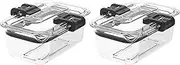[Prepara] 1 Cup Food Storage Mini Container Set, 2 Piece, 240 ml Capacity, Clear, LL25113