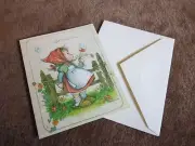 Anne Liese Get Well Card Vintage Unused Greeting Card Bible Verse FREE SHIP