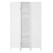 Artiss 3 Panel Room Divider Screen 132x170cm Circle White