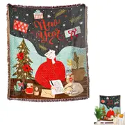 Camping Blanket Christmas Theme Sofa Couch for Xmas Home Party Decor-Style 5
