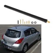 7" Short Black Antenna Mast Radio AM/FM for Nissan Versa & Versa Note 2007-2023