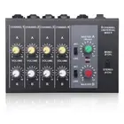 Audio Mixer 8 Channel Input Mono Stereo Sound Mixing Console Low Noise IDS