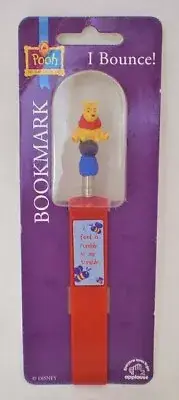 WINNIE THE POOH APPLAUSE 3D BOUNCING BOOK MARK NEW FACTORY SEALED