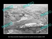 OLD LARGE HISTORIC YATE GLOUCESTERSHIRE ENGLAND RAF AIRFIELD & TOWN c1940