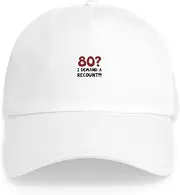 [CafePress] 80Th Birthday Gag Gift Cap Adjustable Baseball Cap