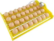 Lightweight Turner Rack - Egg Holder Tray, Multipurpose Incubator Accessory | Portable Thirty Two Eggs Rotating Capacity System, Automatic Breeding Fit Turning Tool for Most Incubators