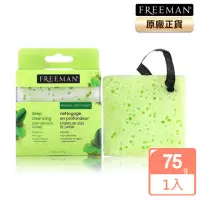 在飛比找momo購物網優惠-【Freeman】綠茶淨白海綿精油皂(75g)