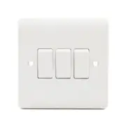 3 Gang 2 Way Light Switch