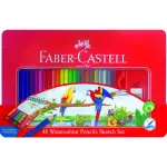 【FABER-CASTELL】德國輝柏 48色紅盒色鉛筆 台灣公司貨 開學文具