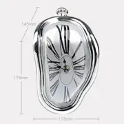 Stylish and Practical Dali Style Wall Clock Distorted Melting Time Illusion
