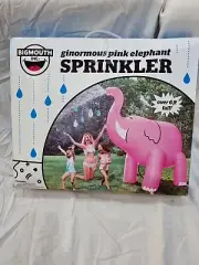 Big Mouth Toys Ginormous Pink Elephant Yard Sprinkler