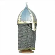 Medieval Knight Viking Helmet Reenactmet Helmet With Chain Mail Replica Gift