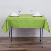54" Apple Green SQUARE POLYESTER TABLECLOTH Wedding Party Catering Linens SALE