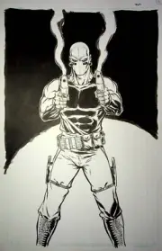 COMIC TYRESE GIBSON'S MAYHEM! ORIGINAL ART BY TONE RODRIGUEZ #1 PG 5 IMAGE