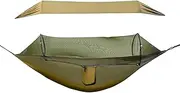 Camping Hammock Portable Hanging Hammock with Mosquito Net for for Backpacking ArmyGreen One Size