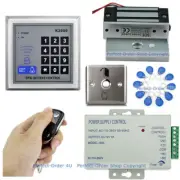 125KHZ RFID Card+Password Door Access Control Kit +132Lbs Magnetic Lock+Remote