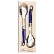 Laguiole Jean Neron Salad Server Set - French Blue