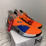 Nike NASA x PG 3 Armstrong Building 703 Men’s Size 10.5 2018 Paul George Orange