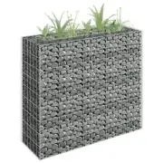 Gabion Raised Bed Rustproof Galvanized Steel Stone Wall Basket Planter Border