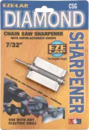 Eze-Lap Sharpener New Diamond Chain Saw Sharpener CSG 7/32"