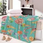 Curl Reality Colorful Light 3D Warm Plush Fleece Blanket Picnic Sofa Couch