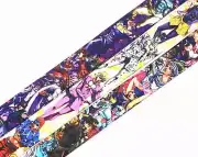 JoJo's Bizarre Adventure Anime Jotaro Kujo Jusuke Nylon Neck Badge Lanyard Strap