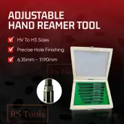 New Adjustable Hand Reamers 7 Pcs Set HV to H3 Sizes 1/4" to 15/32" AU RSTOOLS
