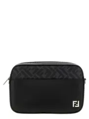 [Fendi] Fendi-Camera Case Squared Ff Borse A Spalla E Tracolla Nero-Uomo OS