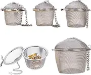 [WBYNB] Jewellery Cleaning Basket, Ultrasonic Cleaning Basket, Fine Mesh Stainless Steel Cleaning Basket, Ultrasonic Cleaning Baskets, for Cleaning Jewellery, Watch Parts, etc. (Pack of 4), wie auf dem