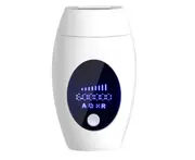 Pulse Laser Hair Removal Device Unisex Home Beauty Salon Permanent Painless Full Body Shaver-White