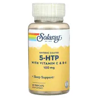 在飛比找iHerb優惠-[iHerb] Solaray 5-HTP 維生素 C + 