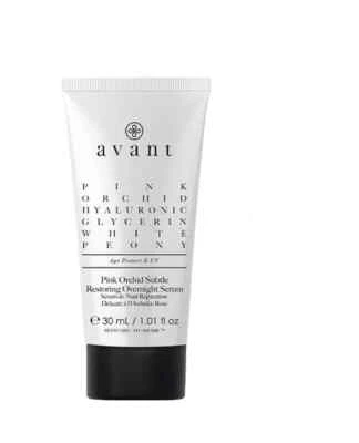 AVANT Pink Orchid Hyaluronic Glycerin Subtle Restoring Overnight Serum 1oz NIB