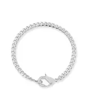Chloe and Madison Silver CZ Bracelet