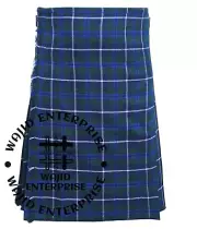 Blue Douglas Tartan 8 Yard Kilt - Scottish Traditional Highlander Kilt For Men's