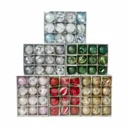 Chritmas Tree Glitter Baubles Balls Ornament Decorations