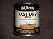 Old Masters 60816 Dark Mahogany Oil Based Fast Dry Stain 0.5 Pint