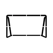 Soccer Goal Stencil