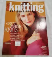 Vogue Knitting Pattern Magazine Winter 2000 '01 Women's Sweaters Hats Scarves