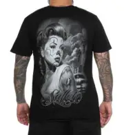 Sullen Clothing "DILLINGER" Standard Mens tee Art Collective tattoo Black