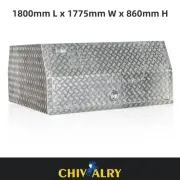2.5mm 5052 Aluminium Checker Plate 1800mm 2 Doors Canopy