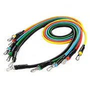 Resistance Bands Workout Exercise Yoga Fitness Training Tubes - 11pcs