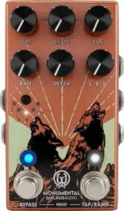 Walrus Audio Monumental Harmonic Stereo Tremolo Orange Finish