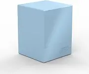 Ultimate Guard Boulder Solid 100+, Deck Case for 100 Double-Sleeved TCG Cards, Baby Blue, Secure & Durable Storage for Trading Card Games, No Transparency